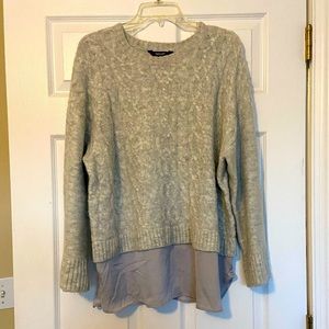 Simply Vera Sweater grey Mixed medium cable knit